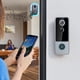 thumbnail image 2 of Pisexur Electronics para hombres, timbre visual inteligente inalámbrico, timbre con video remoto Tuya, IP65, impermeable, intercomunicador doméstico, visión nocturna HD, WiFi, timbre de seguridad, ca, 2 of 9