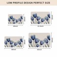 thumbnail image 4 of Blue Tulip Door Mat Indoor Outdoor, Rustic Spring Floral Summer Botanical Non Slip Welcome Mat with Rubber Backing, Absorbent Fabric Front Door Mats Entryway Rug for Home Patio Entrance 16"x24", 4 of 8