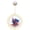 B, variant on Independence Day LED String Lights 1 Pack Red White Blue Patriotic Home Decor Hanging Ornament For Party