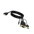 thumbnail image 3 of Cable convertidor Adaptador de video chapado en oro 6 pies Compatible con Potencia 10 pies Baoblaze hdmi a vga, 3 of 8