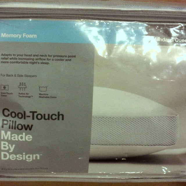 Cool Touch Memory Foam Bed Pillow Made By Design