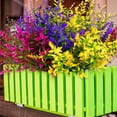 thumbnail image 6 of 20 Bunches Faux Plants  14" Fake Shrubs  Bouquet UV Resistant No Fade  for Home Garden Decor（Mixed color set）, 6 of 7