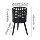 thumbnail image 3 of Soporte de madera para macetas | Estante escalonado para plantas de interior con almacenamiento para balcón | Estante decorativo para plantas en maceta, 3 of 6