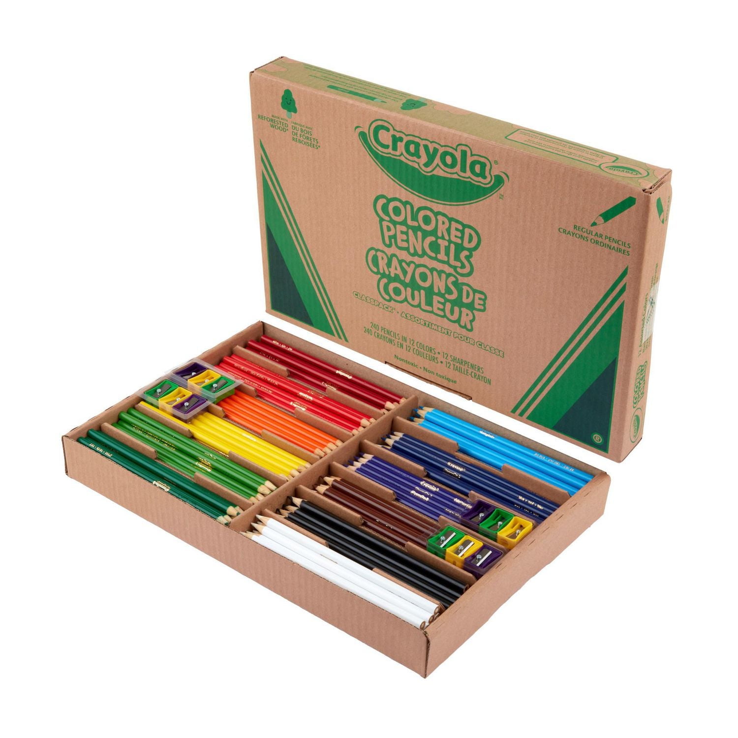 Crayola Coloured Pencils Classpack, 240 Count