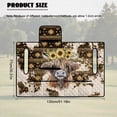thumbnail image 7 of Xoenoiee Highland Cattle Sunflower Print Golf Cart Seat Covers, Aztec American Tribal Golf Cart Seat Towel Blanket for 2-Seat Golf Carts, Breathable Golf Cart Seat Cushions Golf Club Car Accessories, 7 of 7
