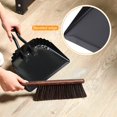 thumbnail image 4 of 2 count 12 Inch Heavy Duty Metal Dustpan, Stainless Steel Large Wide Dust Pans for Household, Handheld Scooper, Debris Cleaning Tool for  Garage Studio Courtyard Indoor Outdoor(Black), 4 of 6
