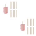 thumbnail image 1 of Wosthever Moldes para helados, congelador, cocina de plástico, verano, congelación, molde para hacer alimentos, reutilizable, Manual, hecho a Rosa 2Conjunto, 1 of 6