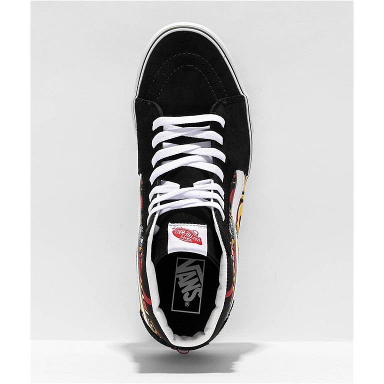 Vans Sk8-Hi Santa Flame Black Classic Men\'s Skate Shoes Size 9.5 NEW Vans Santa Flame Sk8-Hi Shoes Men main image 4