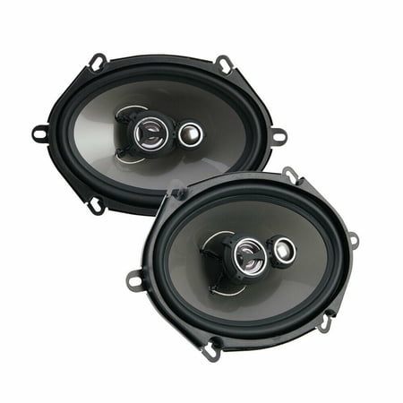 Soundstream AF.573 5x7” 2-Way Car Coaxial Speakers – 500W Max Power, Polypropylene Cone, 1” Dome Tweeter, 4-Ohm, Pair