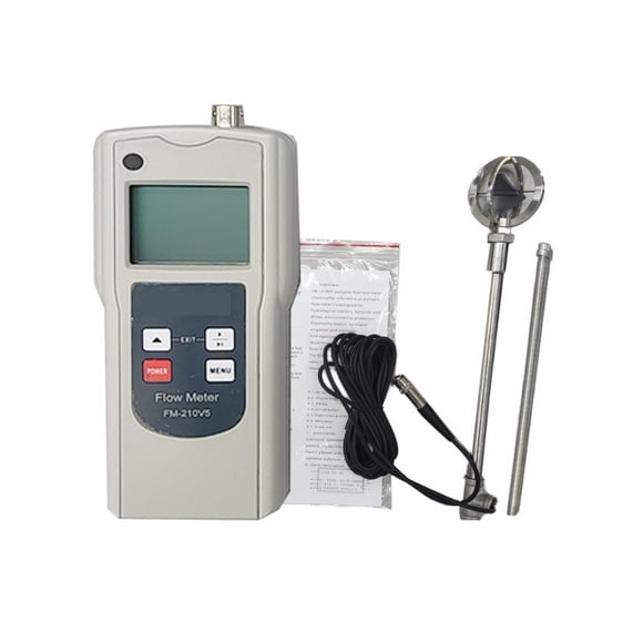 Portable Ultrasonic Flowmeter, FM-210V5 Professional Water Flow Meter, Open Channel Farmland Drainage And Irrigation Flow Meter ,Easy to Install