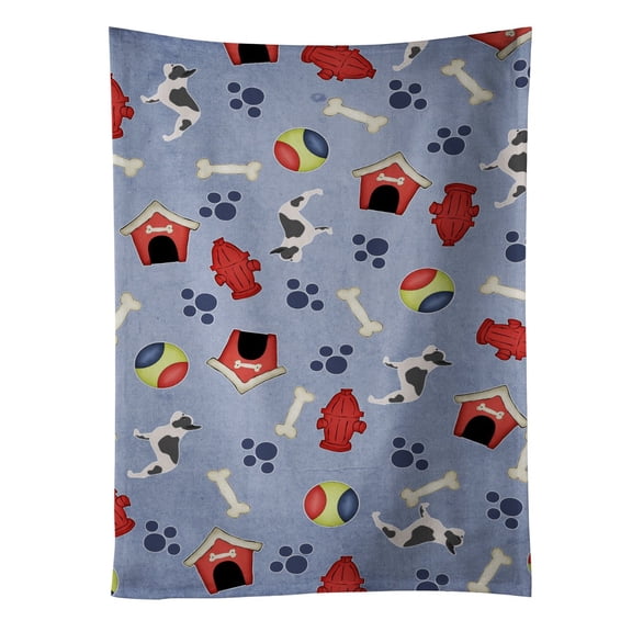 Carolines Treasures BB3941KTWL French Bulldog Dog House Collection Kitchen Towel 15 X 28" multicolor
