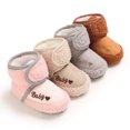 thumbnail image 5 of 1 par de zapatos de bebé, botas, pantuflas, cálidos, niñas, niños, calcetines antideslizantes para bebés y niños pequeños, gris, longitud interior: 13cm TUNC Sencillez, 5 of 5