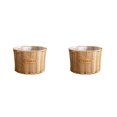 thumbnail image 1 of Bearachild Cesta de flores tejida, almacenamiento trenzado de ratán, maceta para plantas de jardín, maceta hecha a mano para boda, fiesta, tipo2/L 2piezas, 1 of 6