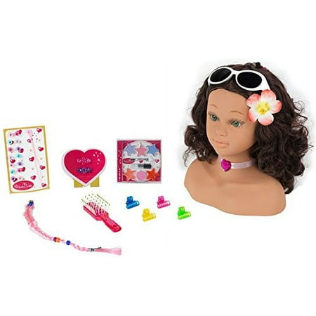 Theo Klein Braun Hair Styling Head Princess Coralie - Brunette