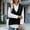 🔥 Black, variant on Sweaters for Women V Neck Breathable Knitted Sleeveless Trendy Tops Solid Color Plus Size Slim Fall Outfits for Women 2025 Comfy Winter for Weekend Breakfasts Brown M