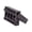 Black, variant on dianhelloya Nail Art Tools Manicure Drill Bits Stand Multi-grid Design Height Adjustable High Durability Dustproof 16 Slots Nail Drill Bit Brush Storage Holder for Nail Salon