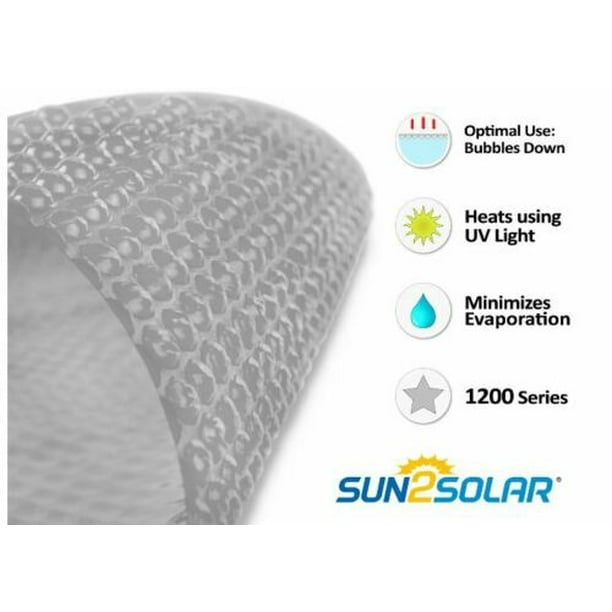 Sun2Solar 1200 Series Rectangle Swimming Pool Solar Cover Heater