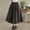 🔥 Black, variant on Plaid High-Waist Midi A-Line Skirt Elastic Wool Blend Tailored Fit Lined Mid-Length Flare For Fall Winter Office Layering Weekend Wear Classic Plaid Winter Skirt