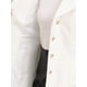 thumbnail image 5 of Abrigo Peacoat Chic para Mujeres Invierno con Cuello Alto, Botones, Abrigos Medios Largos con Cinturón XL Blanco, 5 of 6