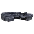 thumbnail image 2 of Lazzara Home 6-Piece U-Shaped Modular Reclining Sectional LX-9469NVB-6LC, 2 of 5