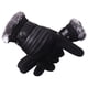 thumbnail image 2 of Guantes de nieve a prueba de viento Guante de esquí Antideslizante Calor ajustable Mantener Snowboard de cuero A 6D Negro Cola Guantes de snowboard, 2 of 6