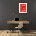 thumbnail image 3 of Phillip, Jamie 15x18 White Modern Wood Framed Museum Art Print Titled - Merry Christmas, 3 of 4
