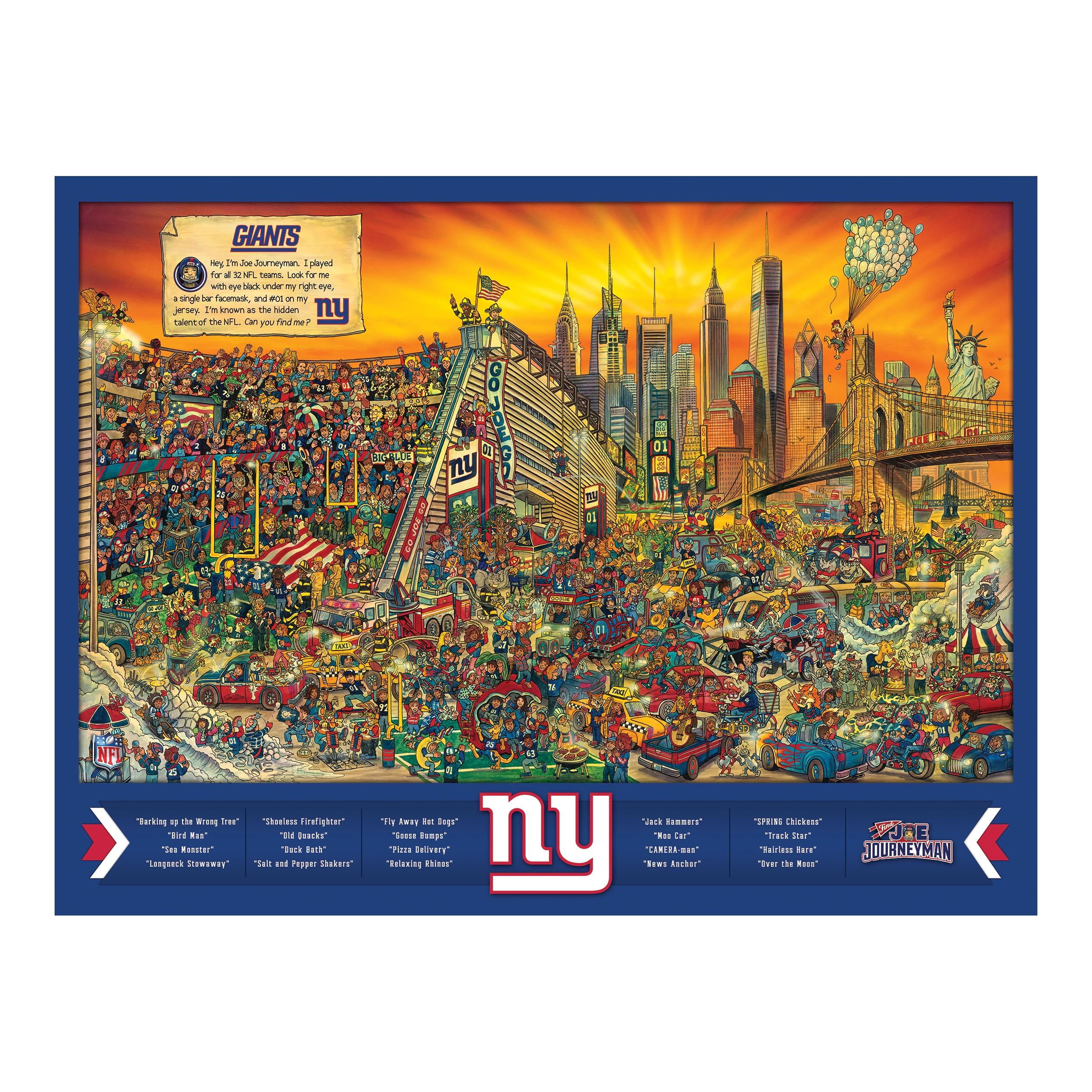 Giants 500-Piece Joe Journeyman Puzzle