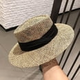 thumbnail image 3 of Gyujnb Sun Hat with Flat for – European Sun Hat for Travel and Outdoor Sun Breathable Hollow Design, 3 of 5