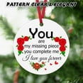 thumbnail image 6 of Christmas Couple Ornaments Couple Gift for Him and Her I Love You Gifts Christmas Ornaments Boyfriend Girlfriend Gifts Newlywed Couple Gifts Family Christmas Tree Decoration Wedding, 6 of 7