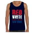 thumbnail image 1 of Awkward Styles Red White New York Tank Top for Men New York Muscle Shirts 4th of July Tank Tops Mens America Flag Tank USA Mens Tank Top American Men Gifts from New York Patriots Tank Top USA Flag, 1 of 4