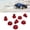 Red, variant on Nieyigj 17mm Aluminum Alloy RC Wheel Hubs Hex Kit Adapter Replacement for TRAXXAS 1/10 Remote Control Climbing Car Upgrades Blue 16 Pieces (0.67 inches / 17 mm diameter)