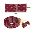 thumbnail image 2 of 6Pcs Headbands - Bandana Headband for Women, Elastic Cotton Turban Wide Hair Band Head Scarf Hair Wrap, Ladies Stretchy Head bands Fabric Bohemian Hairband ideal for Sports/Running/Yoga, 2 of 7