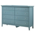 thumbnail image 2 of Glory Furniture Hammond 8 Drawer Dresser in Teal, 2 of 5
