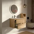 thumbnail image 4 of CITTANEO 24 Inch Bathroom Vanity with Ceramic Integral Top & Sink, 2 Soft-Closing Drawers and Invisible Handles, 4 of 6