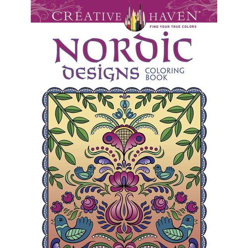 Nordic Designs Adult Coloring Book  Walmart.com