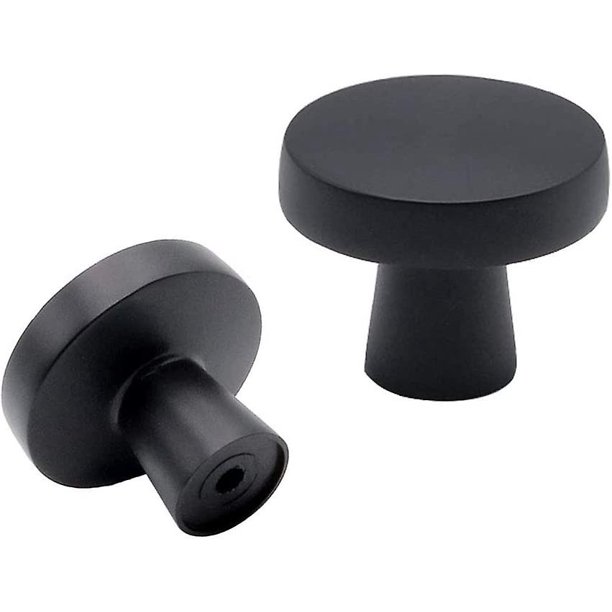 Herrajes para puertas de gabinetes Perillas de gabinetes de cocina negras - LS5310BK Perillas de gabinetes de baño sólidas europeas Perillas de gabinetes pequeños Kuyhfg Bienvenido a Kuyhfg
