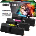 thumbnail image 1 of Cool Toner Compatible Toner Replacement for Xerox 106R02756 106R02757 106R02758 WorkCentre 6027 6025 Phaser 6022 6020 Printer Ink Cyan Magenta Yellow, 3-Pack, 1 of 8