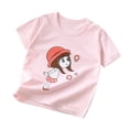 thumbnail image 2 of EGNMCR T-shirt en Coton à Manches Courtes Imprimé Couleur Unie Confortable pour Bébé Garçon et Fille Kid Rompers, 2 of 4