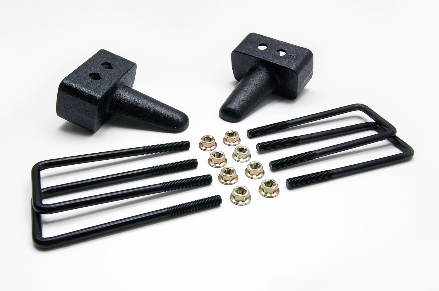 ReadyLIFT 662053 Leaf Spring Block Kit Block Kit 3.0 Inch Block Height