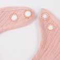 thumbnail image 4 of U-shaped Baby Bibs Solid High-absorbent Saliva Towel Newborn Burp Cloths 4-layer Neck Scarf for Boy Girls Feeding Bib Gray, 4 of 4
