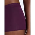 thumbnail image 5 of Joyspun Women's Ribbed Modal Boyshort Panties, 3-Pack, Sizes XS-3XL, 5 of 8