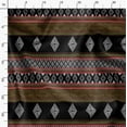 thumbnail image 3 of Soimoi Polyester Fleece Black Fabric By the Yard - 56 Inch Wide - Ethnic Geometric Material - Artistic and Modern Patterns for Various Uses Printed Fabric, 3 of 6