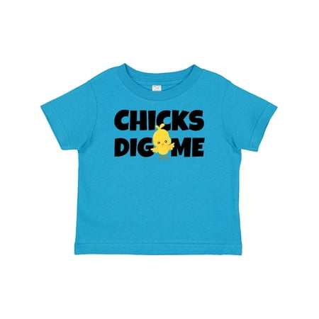 

Inktastic Chicks Dig Me Gift Baby Boy T-Shirt