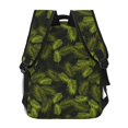 thumbnail image 4 of Fotbe Tropical Palm Leaves Fern Leaf Pattern Casual Backpack for School, Travel, and Outdoor Activities - Durable, Lightweight, and Comfortable, 4 of 5