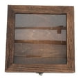 thumbnail image 4 of EXHUMKY Display Cases 1Pack 20x20x4.5cm Square Shape Wood Insect Box Storage, 4 of 8