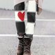 thumbnail image 3 of TaTaai Women's Valentine Print Casual Yoga Leggings, Valentine's Day Gift, Daily Home Activewear Leggings Gift, 3 of 6