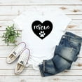 thumbnail image 2 of Women's Dog Rescue Heart T-Shirt, 2 of 7