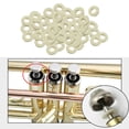 thumbnail image 4 of Arandelas de fieltro de válvula de trompeta Cornet 50 piezas Baoblaze Almohadillas de fieltro para trompeta, 4 of 8