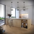 thumbnail image 2 of Indoor 3-Light Modern Cage Pendant Light Foyer Cafe Ceiling Hanging Lamp Vintage, 2 of 11