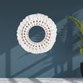 thumbnail image 2 of Espejo de pared redondo Zulema Espejo de pared macramé, 2 of 6